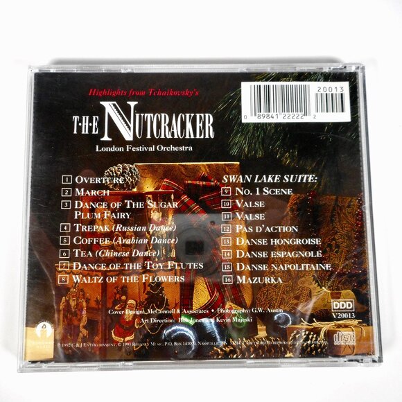 Tchaikovsky Nutcracker Suite CD Music London Festival Orchestra Swan Lake Xmas - Picture 4 of 4
